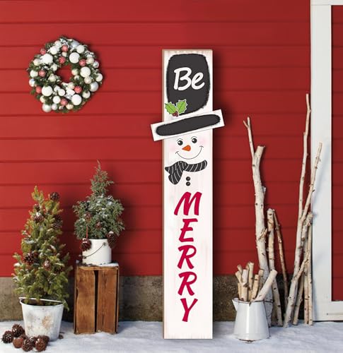 Christmas Snowman Porch Sign