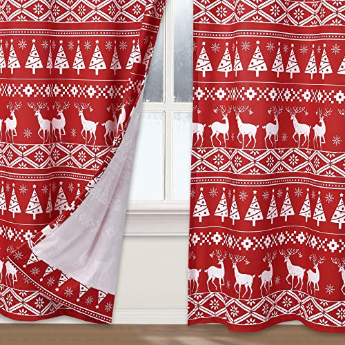 Christmas Velvet Curtains