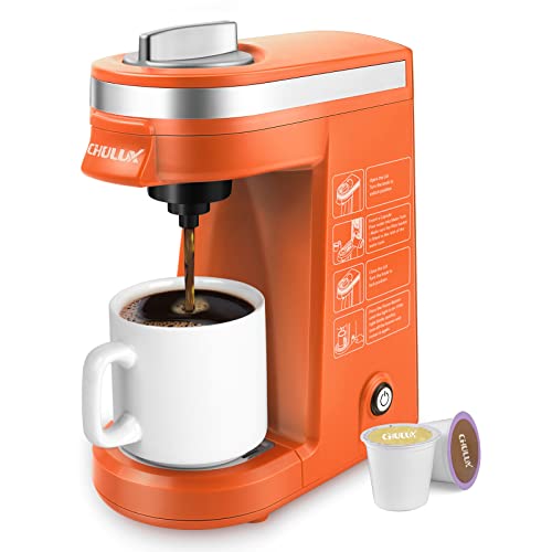 CHULUX Single-Serve Coffee Machine for Capsule,Orange