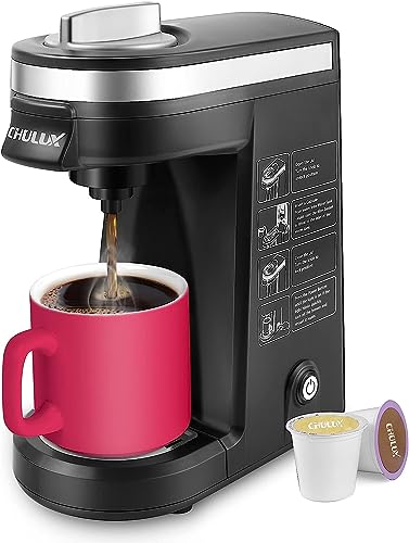 CHULUX Single Serve Coffee Maker - Compact and Convenient Brewer