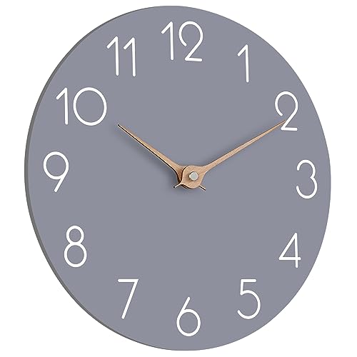 cicininc 12 Inch Wall Clock - Grey