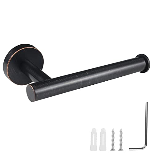 Bronze Toilet Paper Holder, Oil Rubbed Bronze Tissue Roll Holder Storage  With Cover For Bathroom