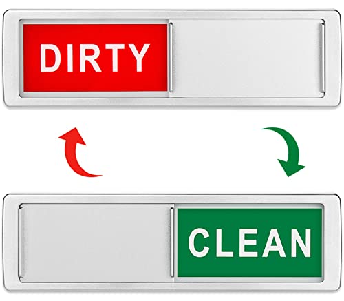 Cimkiz Dishwasher Magnet Clean Dirty Sign