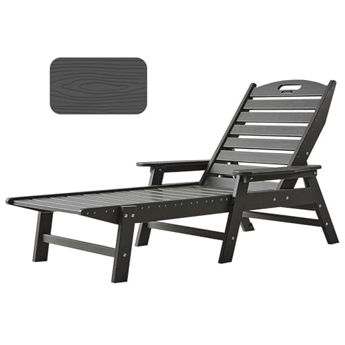 Ciokea Chaise Lounge for Outdoor, Foldable Chaise Lounge Chair