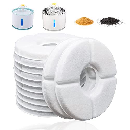 Cirfifth Pet Water Fountain Filters - Triple Filtration System