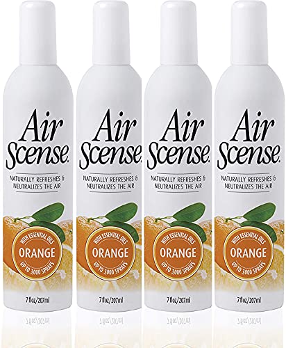 Air Scense Citra Solv Orange Essential Oil Air Freshener 7oz (4-Pack)
