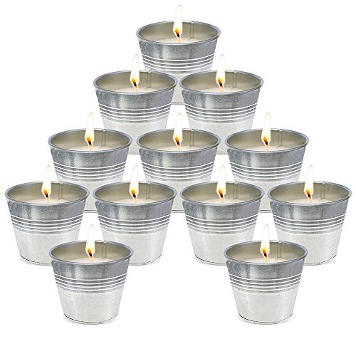 Citronella Candles for Outdoor Patio - Set of 12