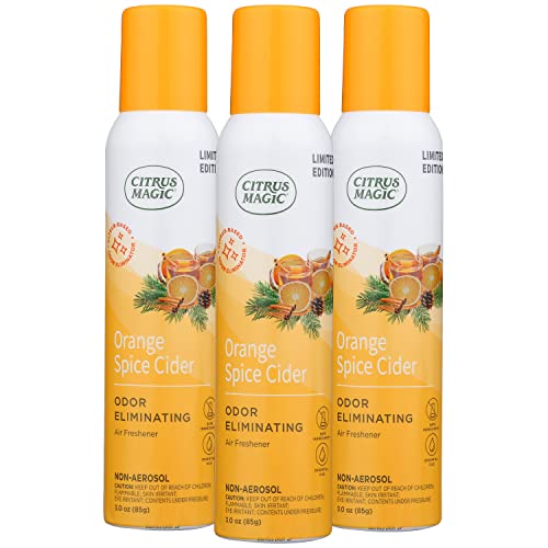 Citrus Magic Orange Spice Cider Air Freshener Spray
