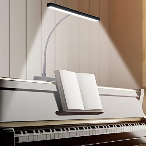 CIVHOM Piano Light: Adjustable, 3 Color Modes, Auto-Off Timer