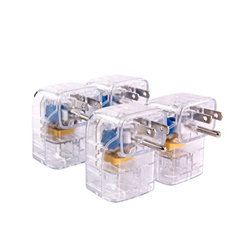 Clamper Single Outlet Surge Protector (4-Pack)