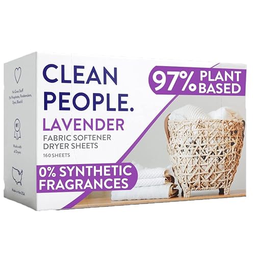 Clean People Fabric Softener Sheets - Lavender, 160 Pack