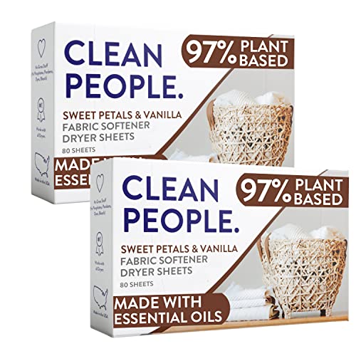 Clean People Natural Fabric Softener Sheets