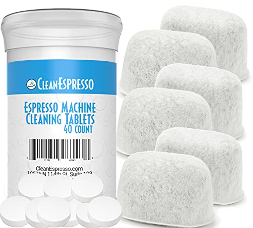 CleanEspresso Espresso Machine Cleaning Tablets and Filters