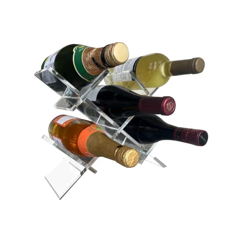Clear Acrylic Wine Rack - Stylish and Functional