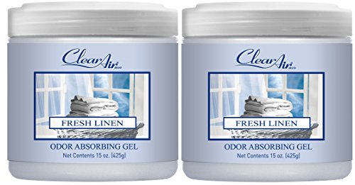 Clear Air Odor Absorber Gel - Air Freshener and Odor Eliminator