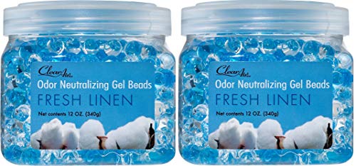 Clear Air Odor Eliminator Gel Beads - Long-lasting Freshness in a Jar