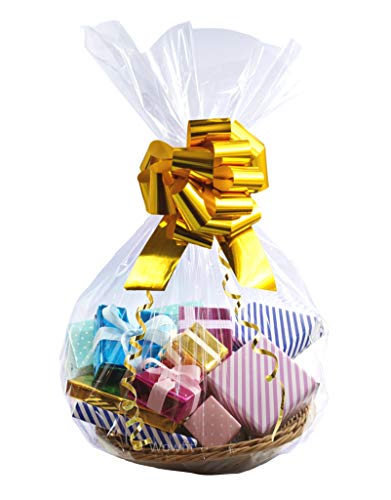Clear Cellophane Bags for Gift Baskets and Presents