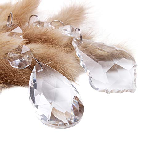 Clear Crystal Chandelier Prisms Pendants Glass Pendants Beads