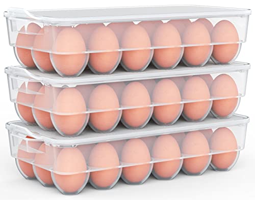 Clear Egg Storage Holder 3-Pack
