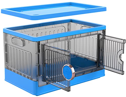 Clear Foldable Plastic Storage Container with Door