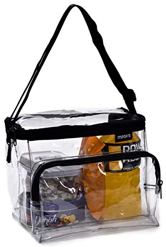 Clear Lunch Bag with Adjustable Shoulder Strap