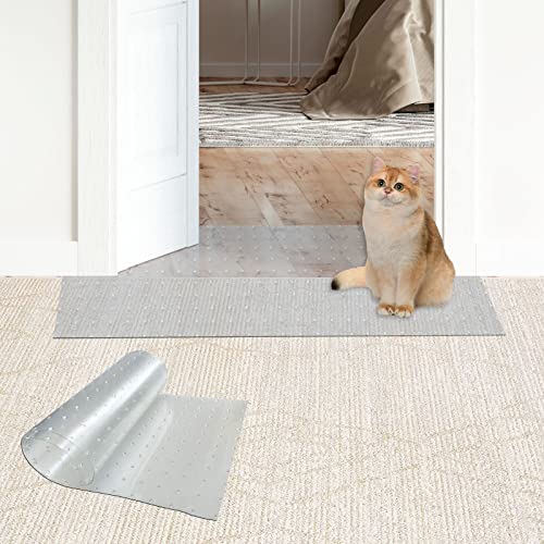 Clear Non-Slip Carpet Protector for Pets
