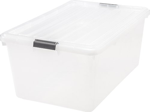 Clear Storage Container with Snap-Tight Lid