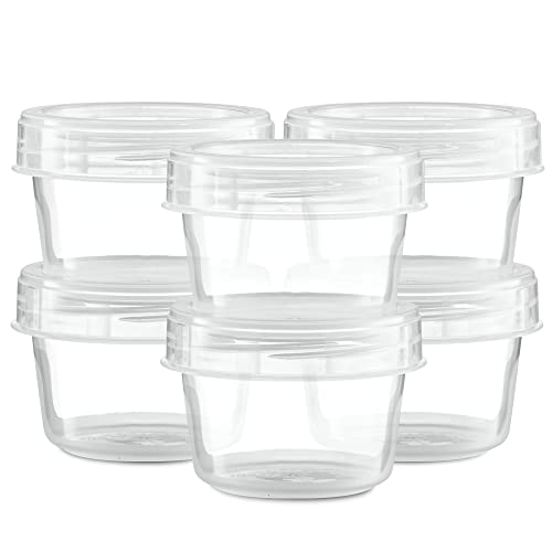Clear Twist Cap Containers - Convenient and Reliable Food Storage