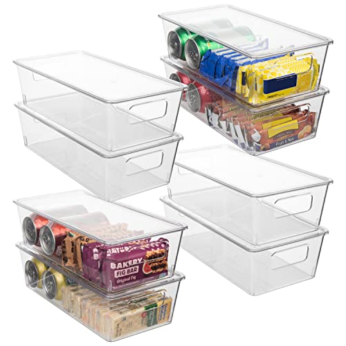 ClearSpace Plastic Pantry Storage Bins With Lids