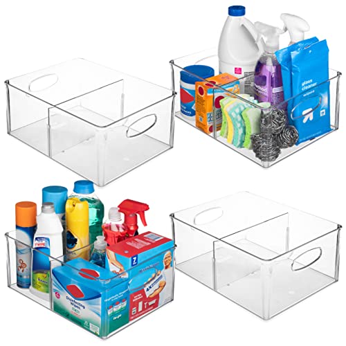 ClearSpace Storage Bins with Divider XL