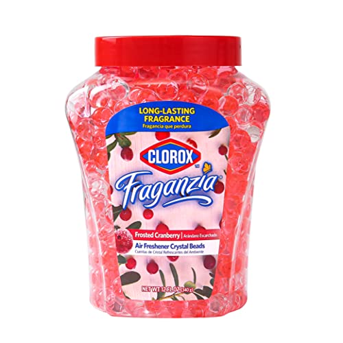 Clorox Fraganzia Frosted Cranberry Air Freshener Crystal Beads 12 oz