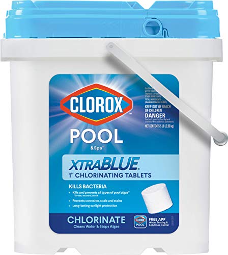 Clorox XtraBlue 1" Chlorinating Tabs, 5lb - Perfect for small pools