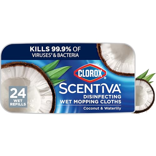 Clorox Scentiva Wet Mopping Cloths - Clean and Refresh Your Floors