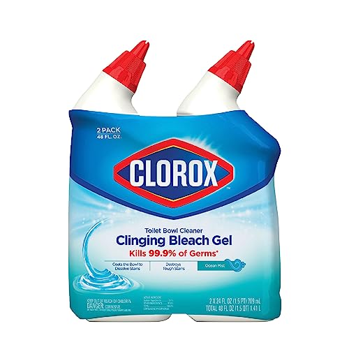 Clorox Toilet Bowl Liquid Disinfecting Cleaner with Clinging Bleach Gel