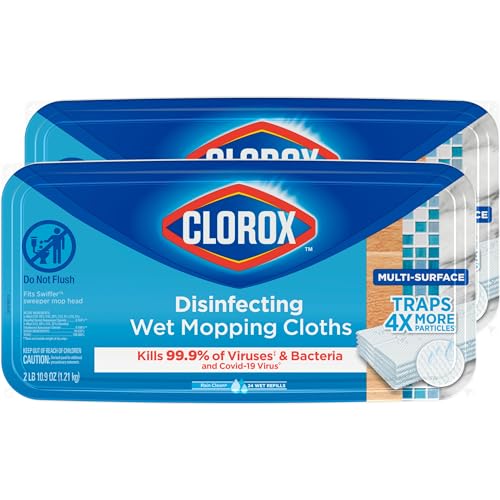 Clorox Wet Mopping Cloths, Rain Clean
