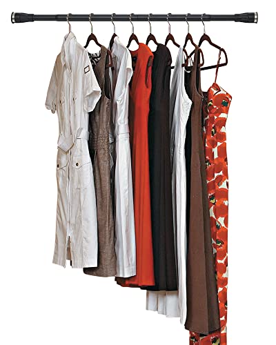 Adjustable Stainless Steel Closet Rod for Hanging Clothes