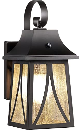 Cloudy Bay Outdoor Wall Lantern with Dusk to Dawn Photocell