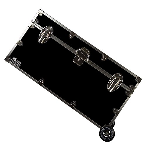 C&N Footlockers Lockable Trunk Footlocker with Wheels