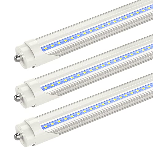 CNSUNWAY 8FT LED Bulbs - Super Bright White Tube Lights