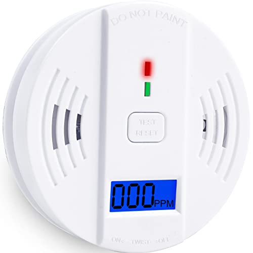 CO Detector with LCD Display for Home