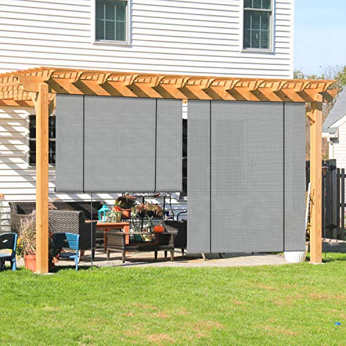 Coarbor Outdoor Roll-up Shades for Porch Patio