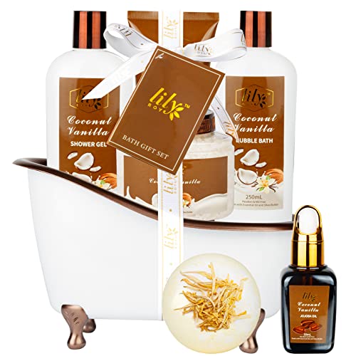 Coconut Vanilla Bath Spa Sets - Self Care Gifts