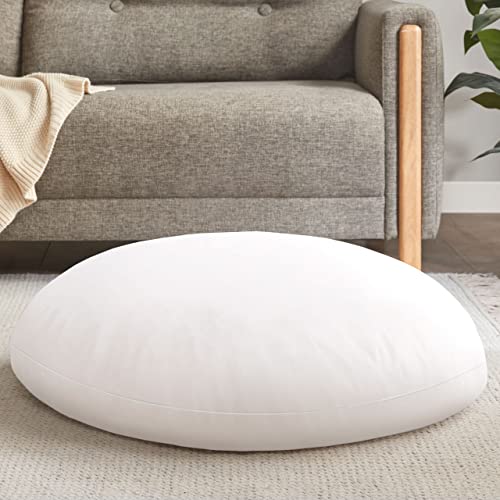 Codi Large Round Floor Pillow Insert with Memory Foam