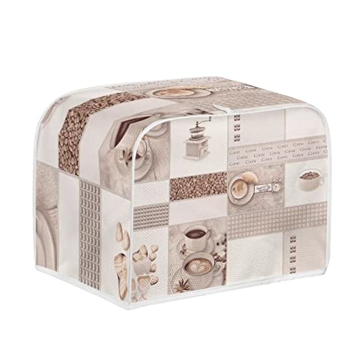 Coffee Themed Toaster Oven Cover