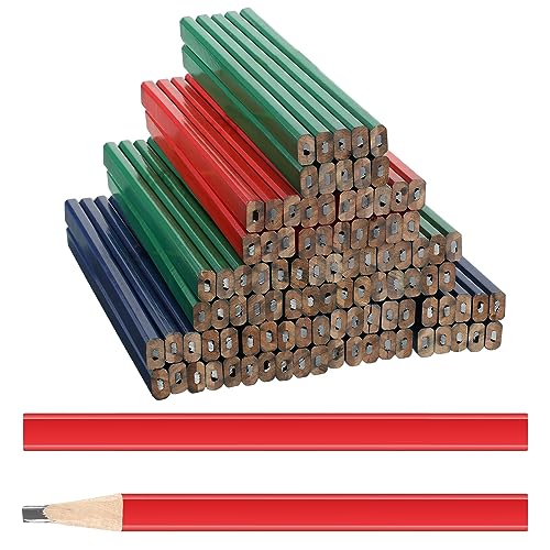 Colarr Carpenter Pencils – 150 Pcs with Hard Black Graphite