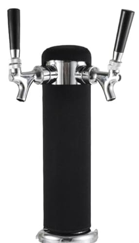 Coldtower Kegerator Tower Insulator Neoprene Cover For Single/Dual Tap Tower