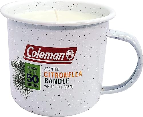 Coleman Pine Scented Citronella Tin Candle for Outdoor Camping
