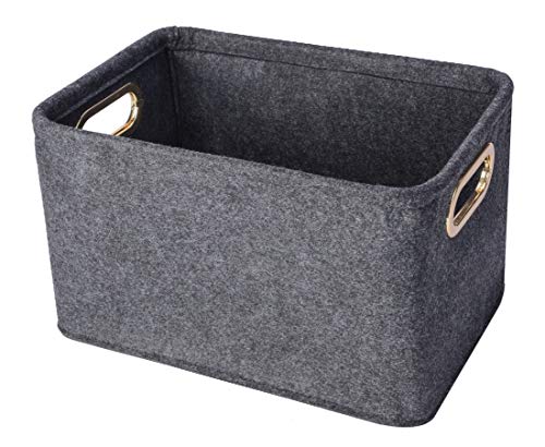 Collapsible Felt Storage Bins with Handles