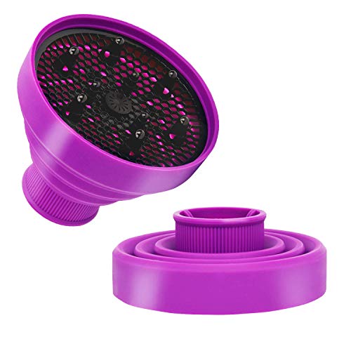 Collapsible Hair Dryer Diffuser Attachment