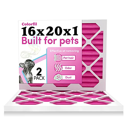 Colorfil 16x20x1 Air Filter | Odor-Eliminating Filter for Pet Owners